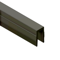 61-010-0 MODULAR SOLUTIONS PVC COVER PROFILE GRAY, 2M